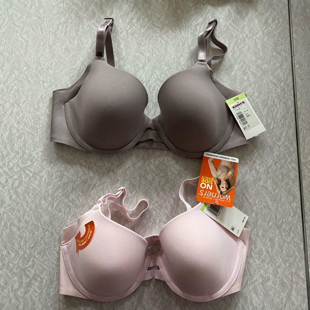 2 Warner NWT Bras size 34B